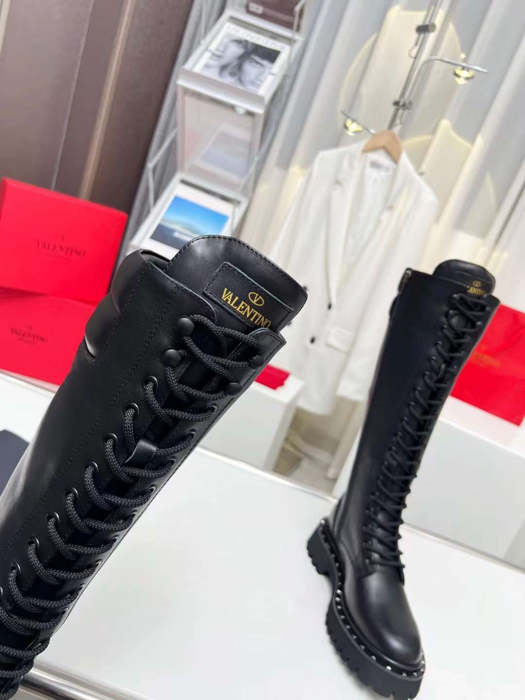 Kalentino Lace Up Boots
