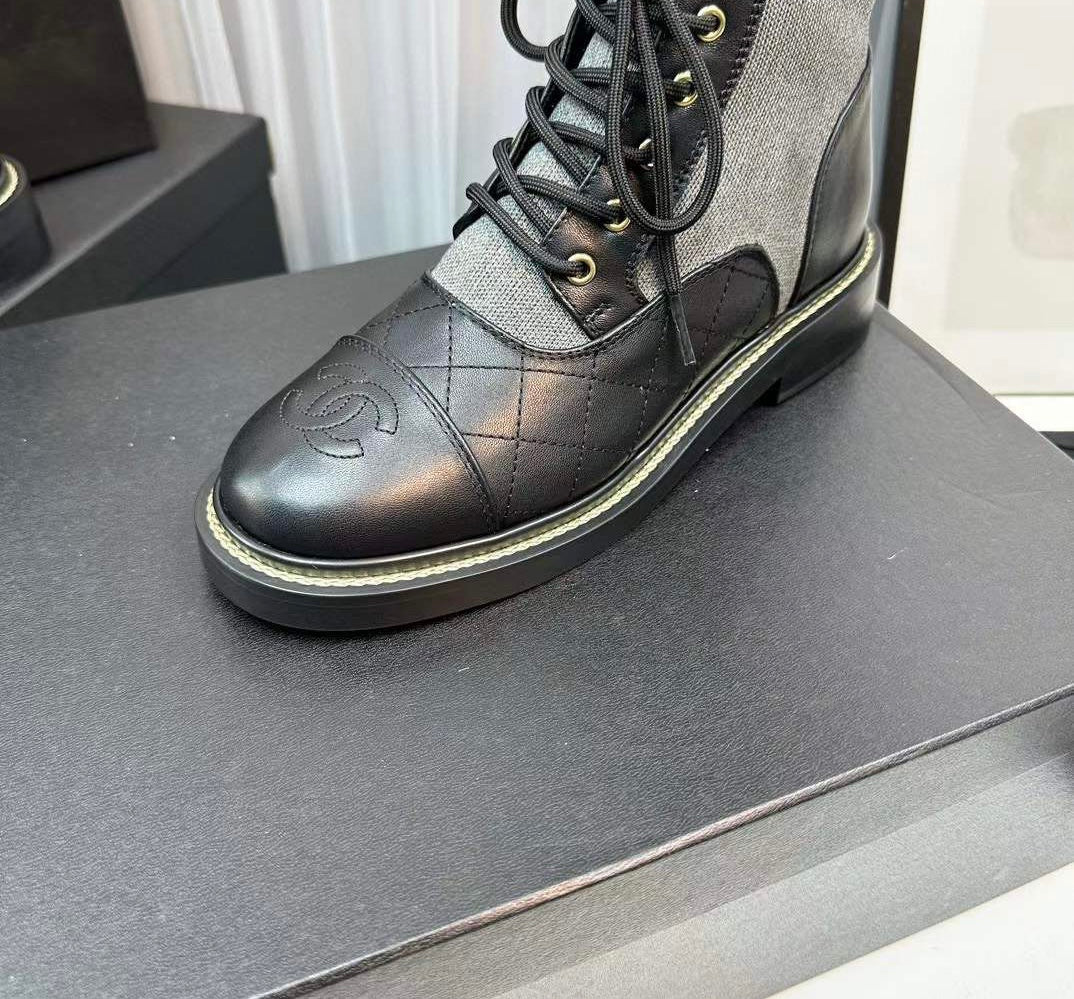 CC Leather Ankle Boots