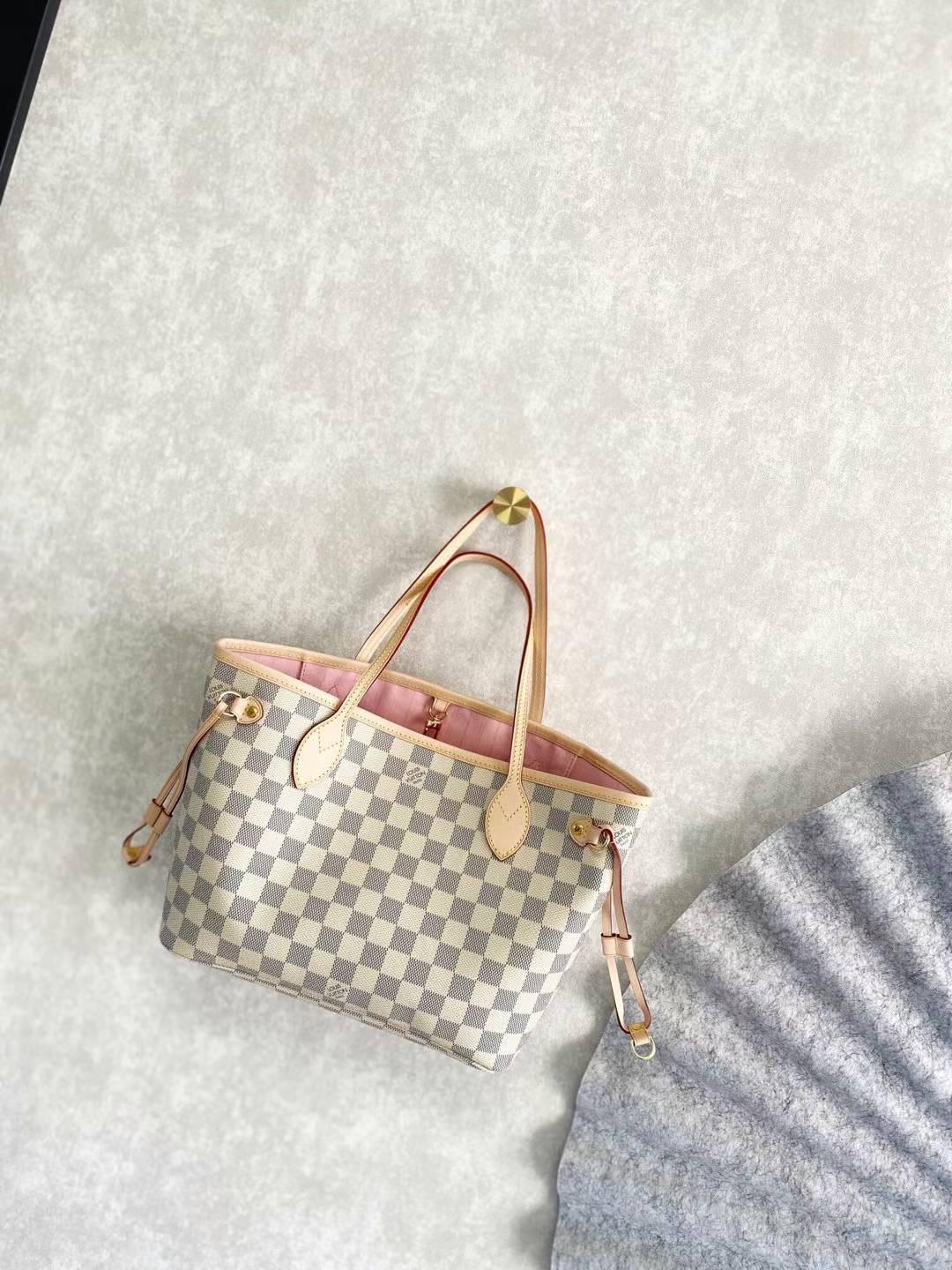 VL Neverfull Brown & Light Brown Bag