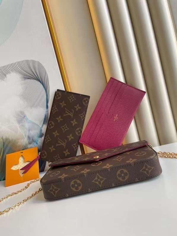 VL Mini Monogram Button Pochette Bag