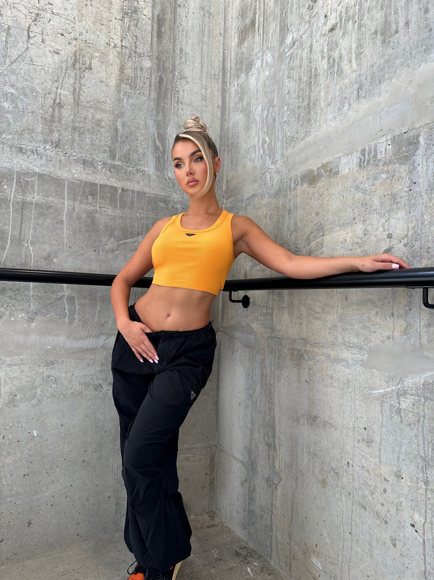 Krada Yellow Crop Top