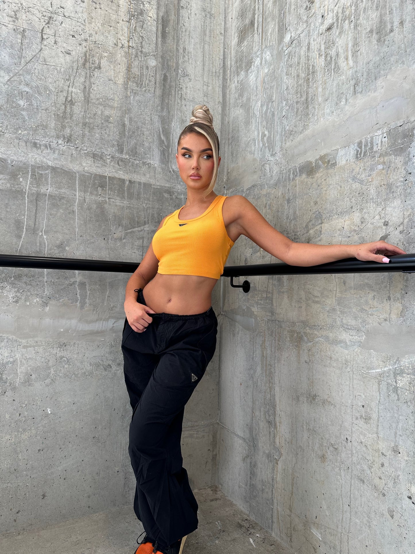Krada Yellow Crop Top