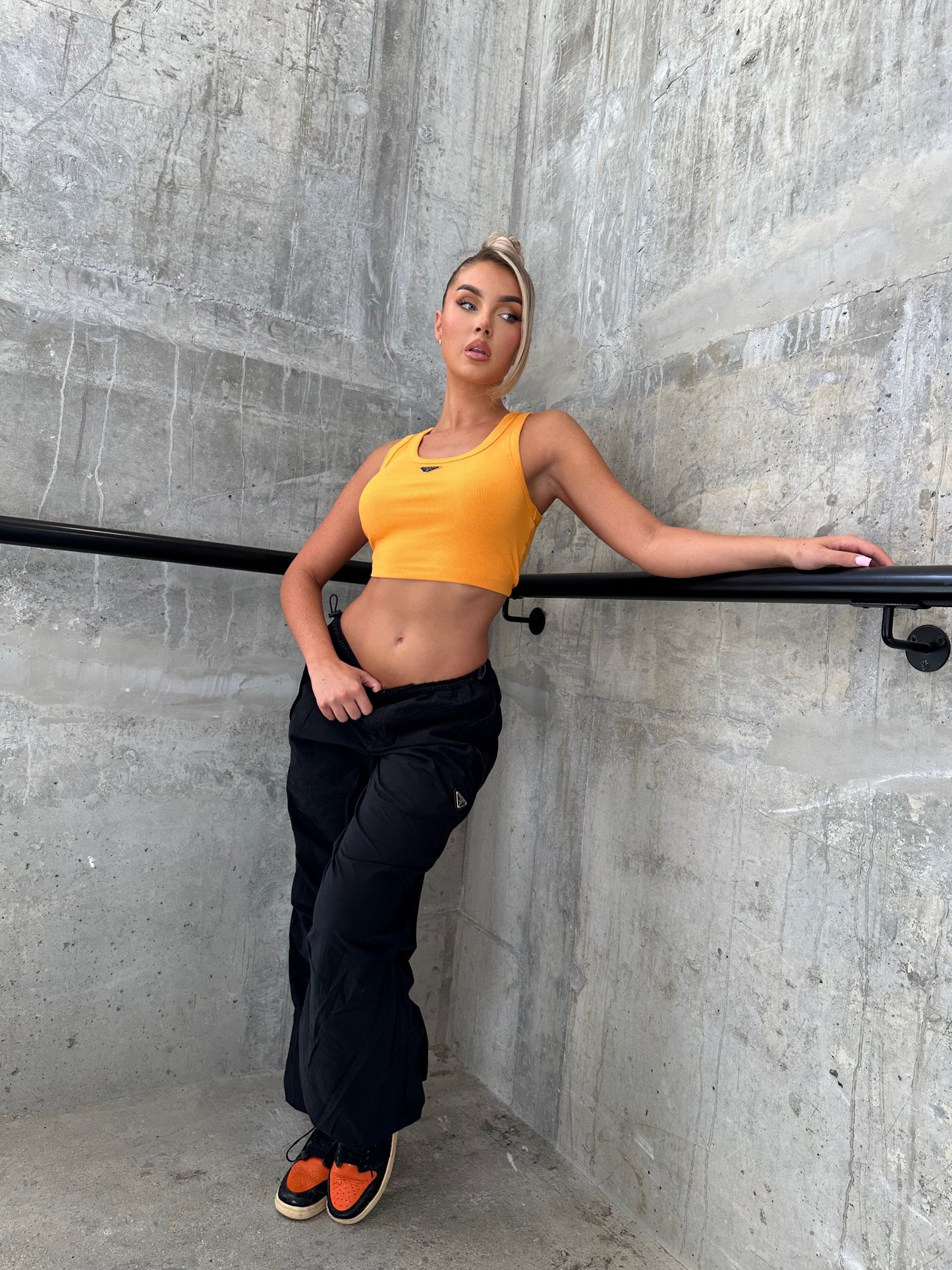Krada Yellow Crop Top