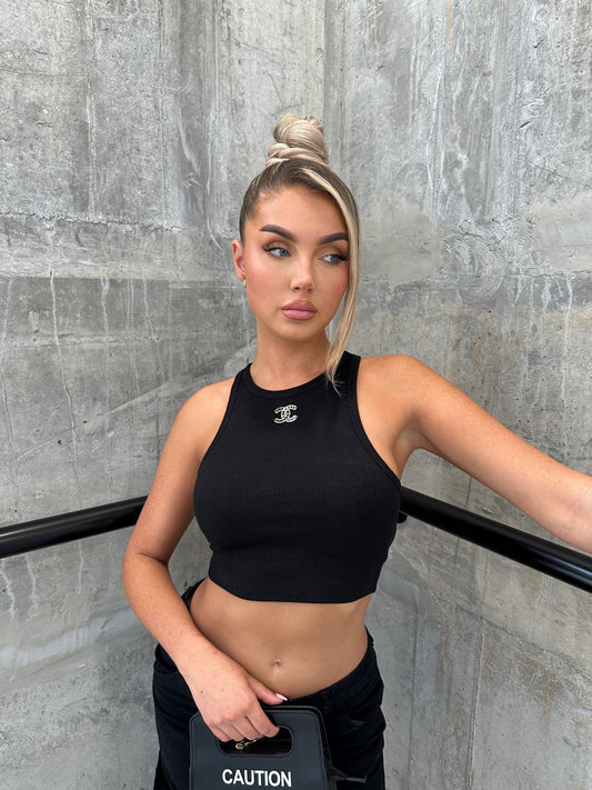 CC Black Crop Top