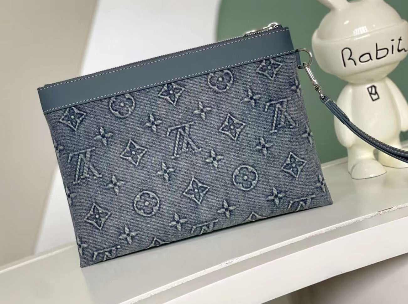 VL Denim Pochette Bag