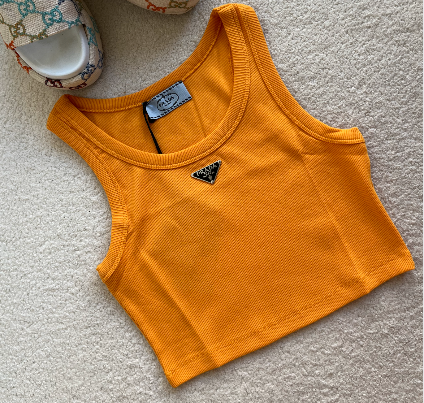 Krada Orange Crop Top