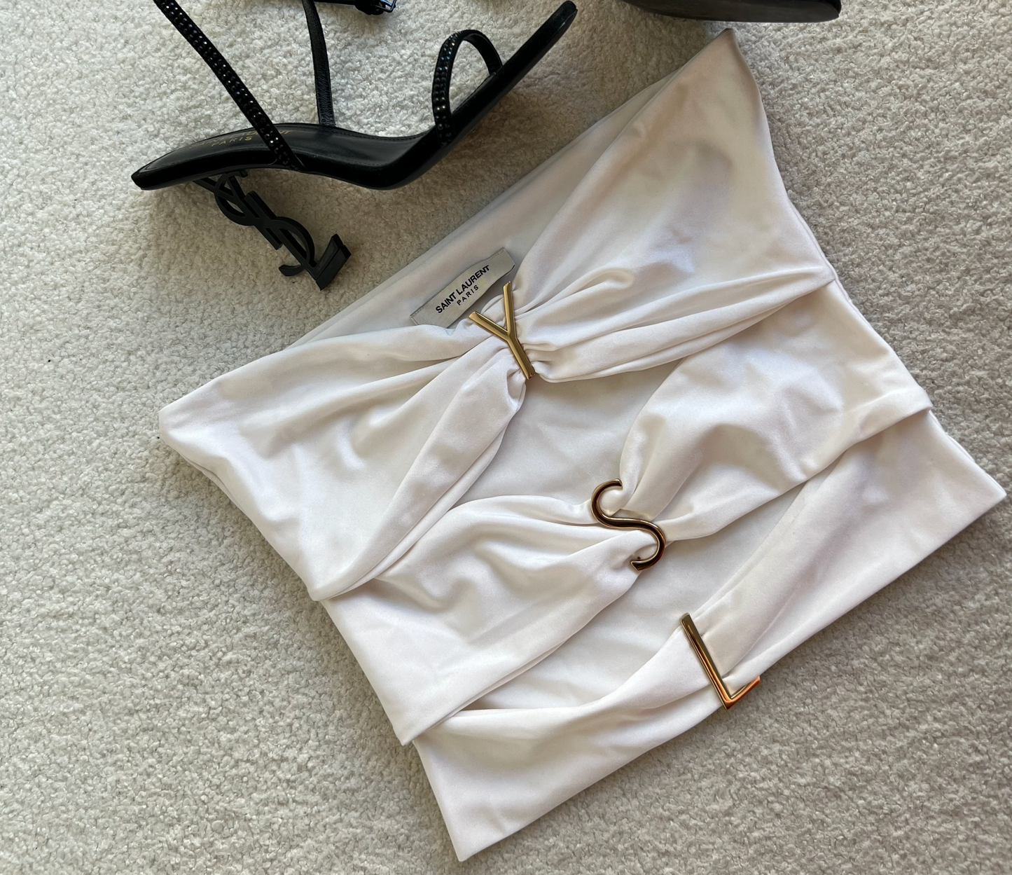 VSL White Crop Top