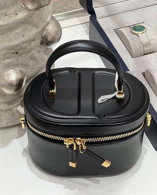CD Black Vanity Bag