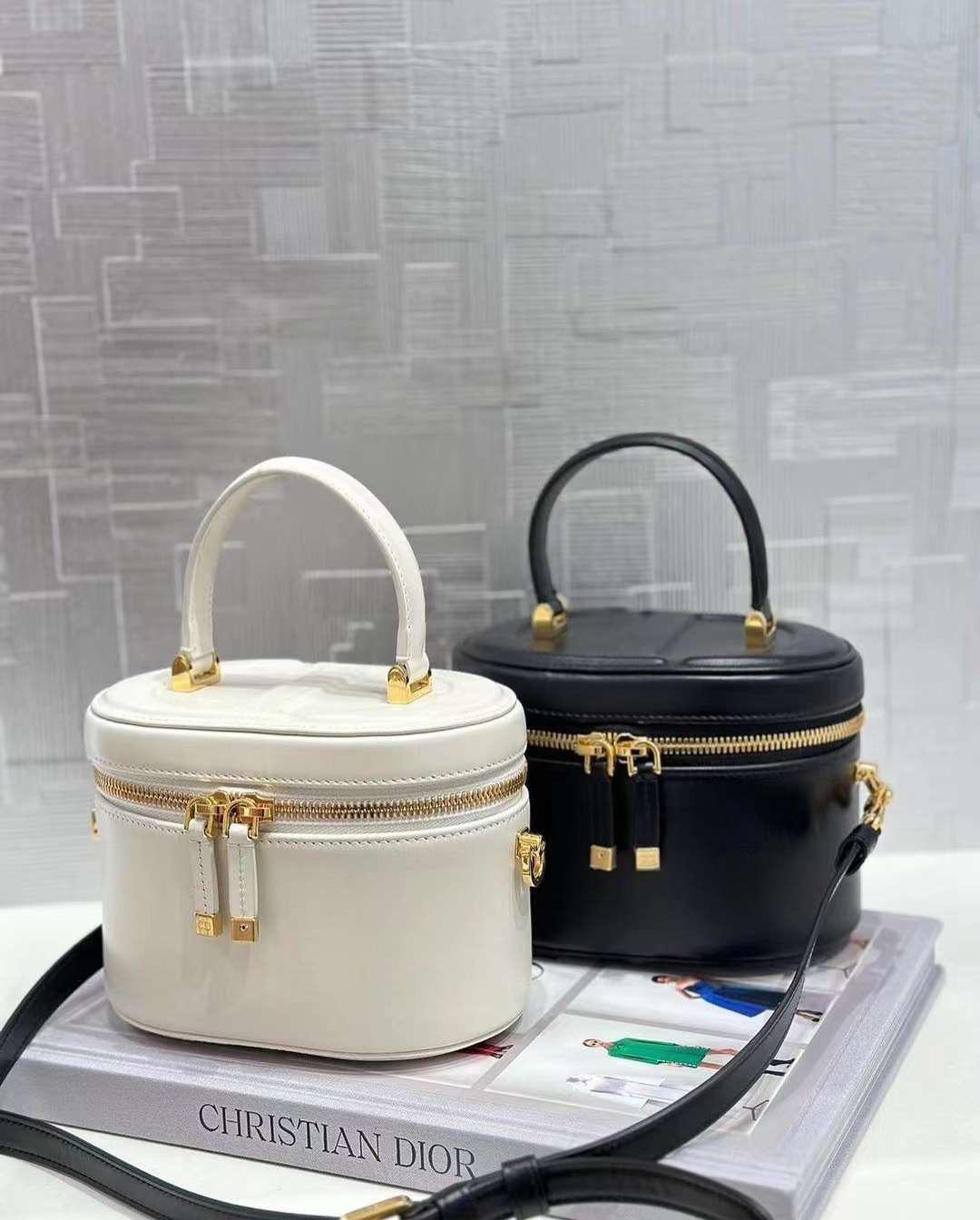 CD Black Vanity Bag