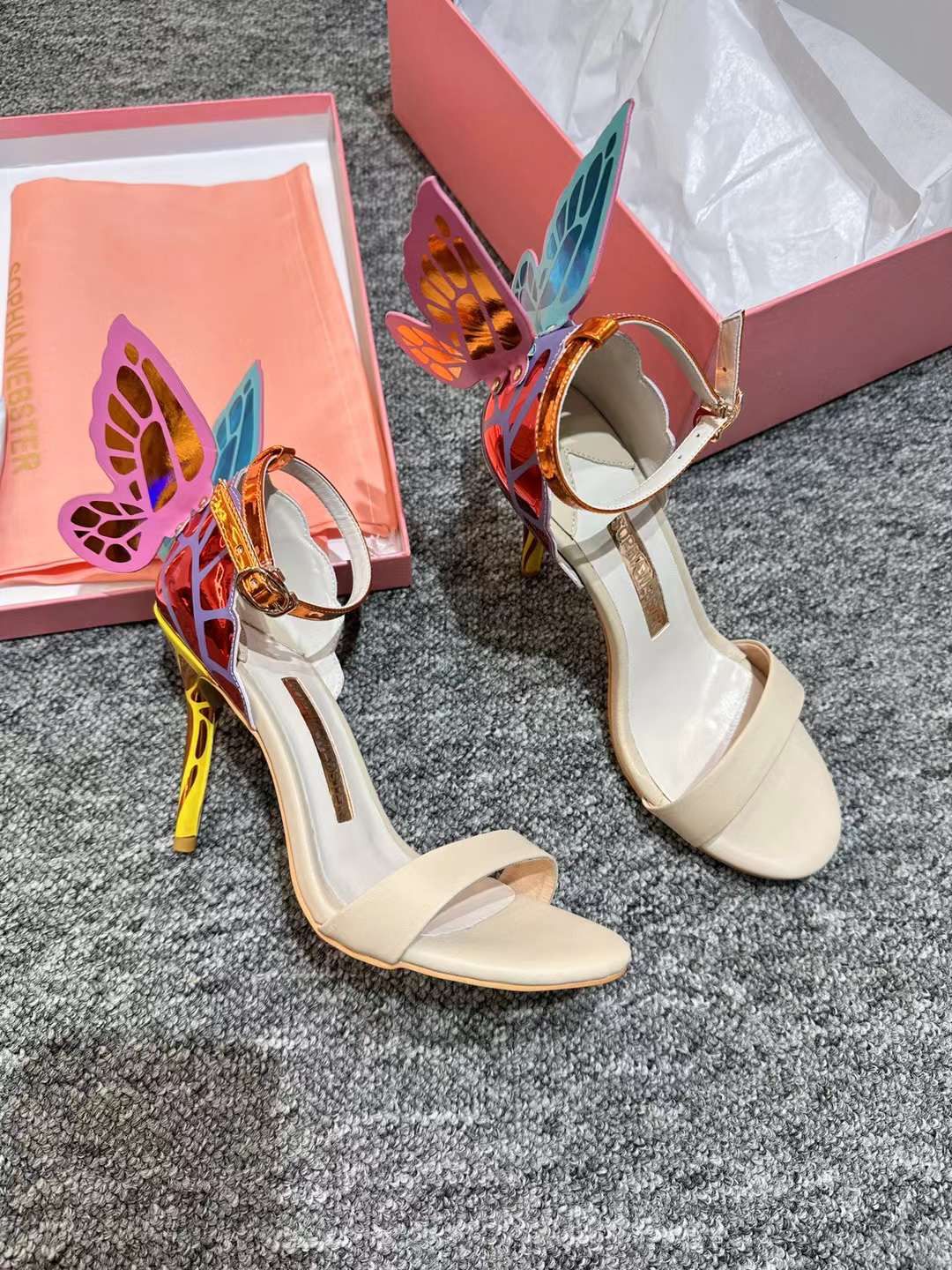 SW Gold Butterfly Heel