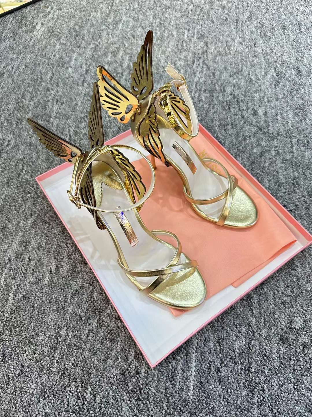 SW Gold Butterfly Heel