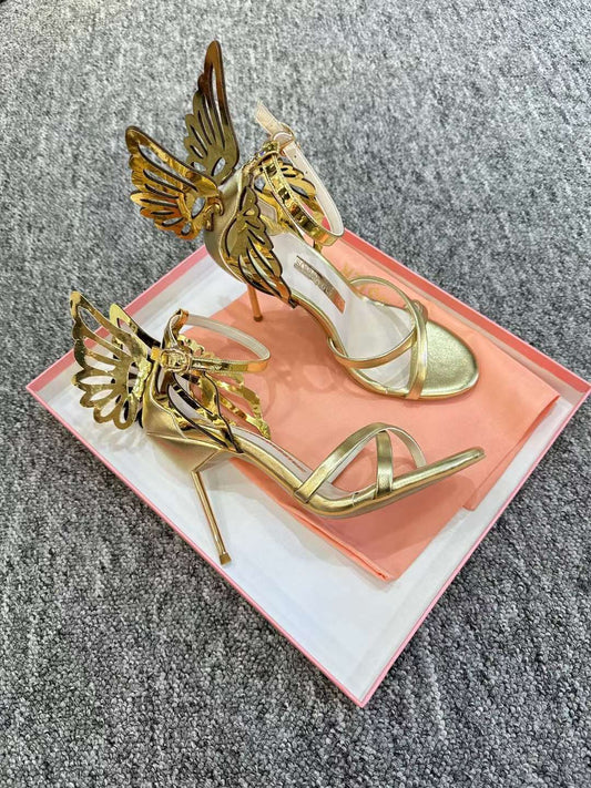 SW Gold Butterfly Heel