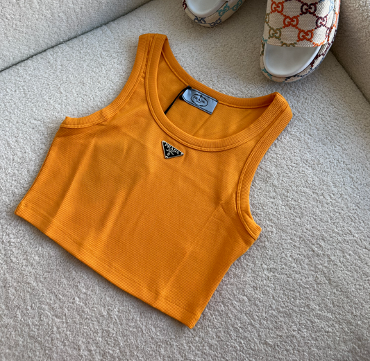 Krada Orange Crop Top