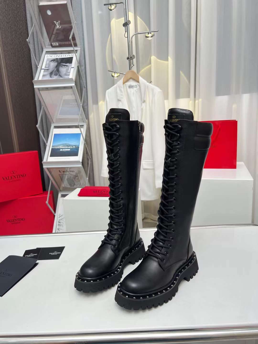 Kalentino Lace Up Boots